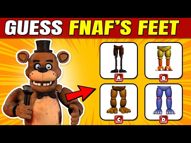 Guess The FNAF Character by Their Feet - Fnaf Quiz | Five Nights At Freddys