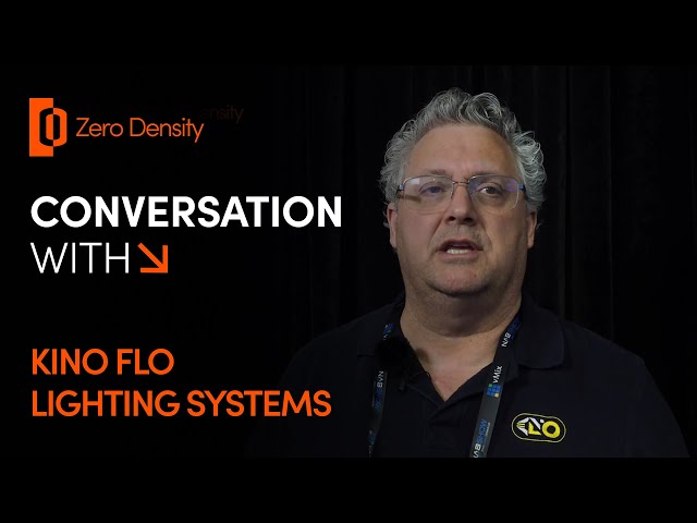 Sales Manager of Kino Flo Lighting Systems, Scott Stueckle at NAB 2019