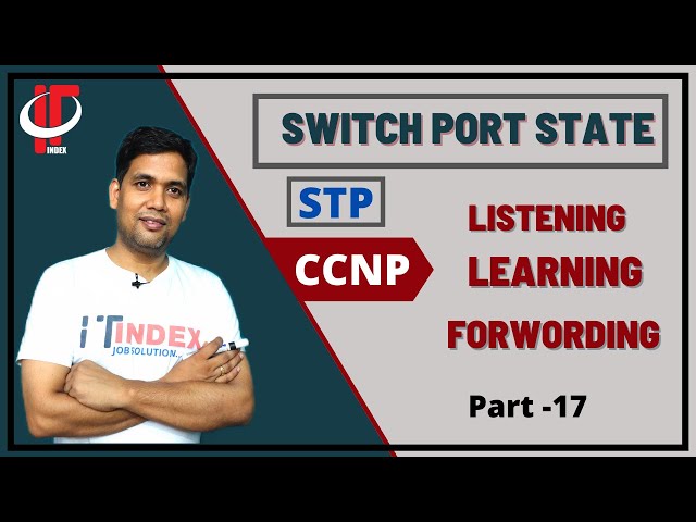 Switch Port states in STP ( Spanning Tree Protocol ) | Part 17 | Switching | CCNP | CCNA