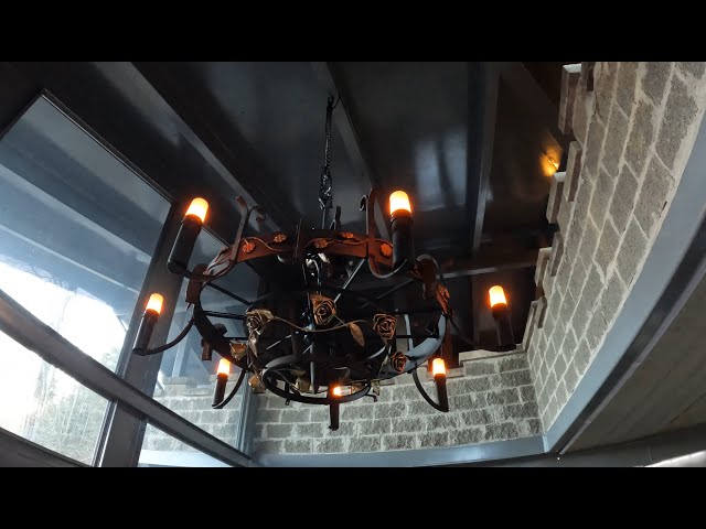 Hanging a chandelier