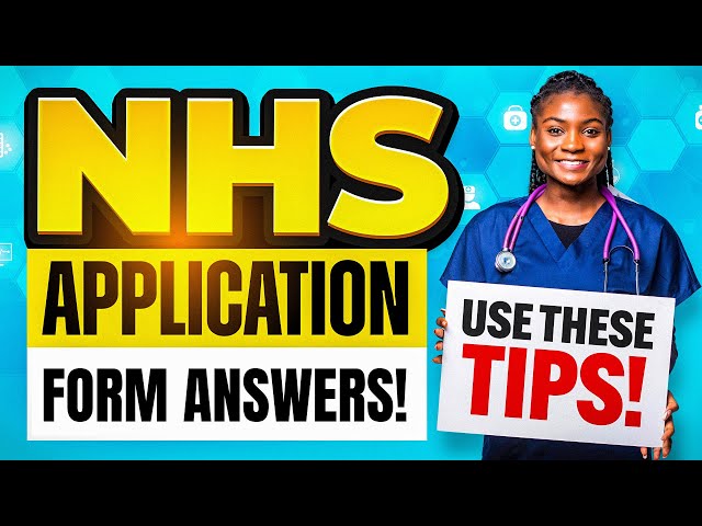 NHS APPLICATION FORM ANSWERS! (How to PASS the NHS APPLICATION FORM) Supporting Information Examples