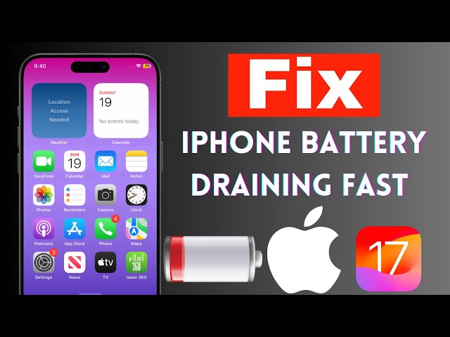 How to Fix iPhone Battery Draining Faster After iOS 17.5 Update | iPhone Battery Draining Faster