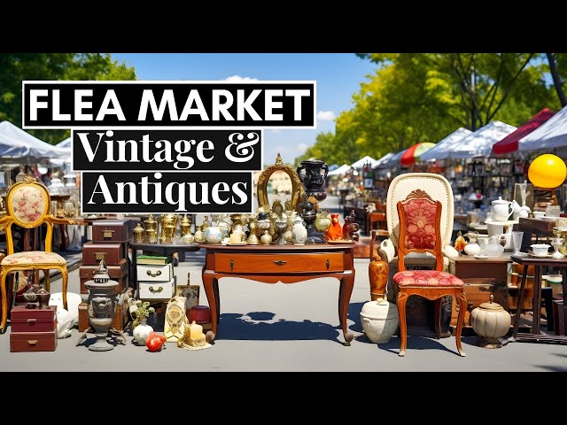 Vintage & Antique Flea Market || SURPRISE FREEBIES??? || YouTube