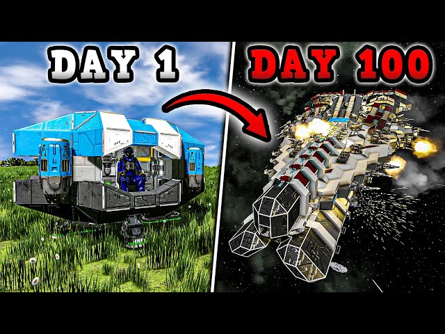 I Survived 100 Days In Space Engineers and Went INSANE