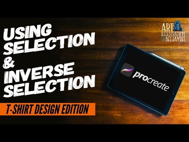 How To Use Procreate's Selection/Inverse Selection Tool!