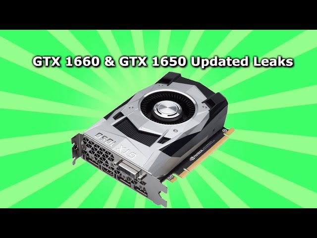 Nvidia GTX 1660 & 1650 Specs, AMD 3000 CPU - TNU EP33
