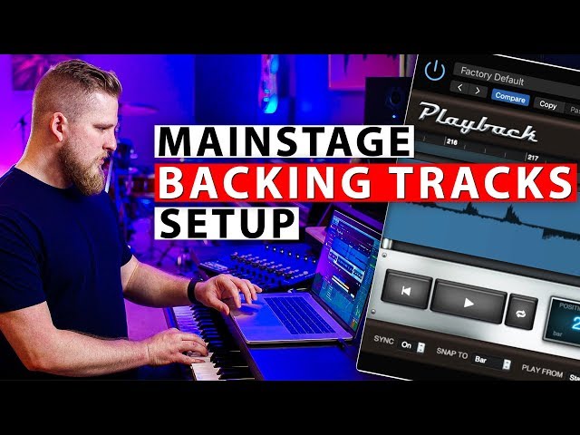 How to Setup Simple Backing Tracks in MainStage 3 using the Playback Plugin