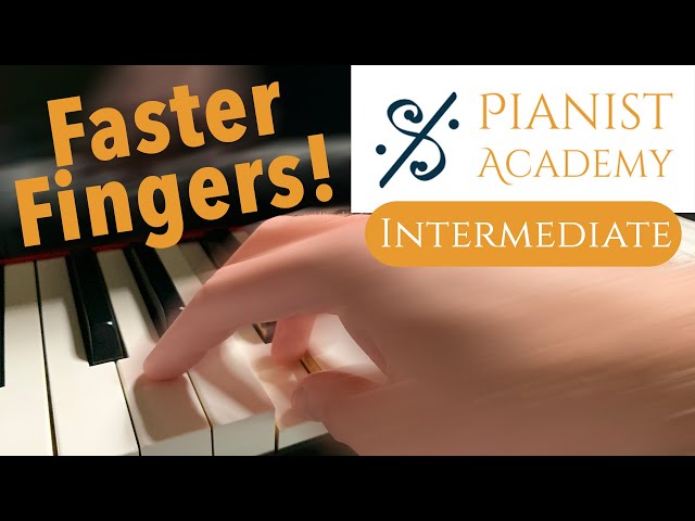 Finger Speed Drill (even in rep!) for Piano | Intermediate Lesson | Pianist Academy