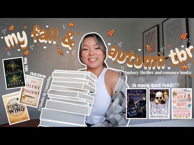 my fall tbr ☕️🧸🤎 23 cozy books to read this fall