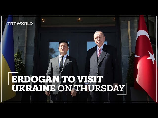 Erdogan to meet Zelenskyy, UN's Guterres in Ukraine on Thursday