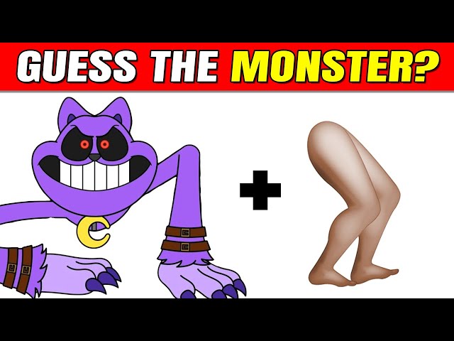 Guess The MONSTER Smiling Critters By EMOJI And VOICE  Poppy Playtime Chapter 3 Dogday, Catnap