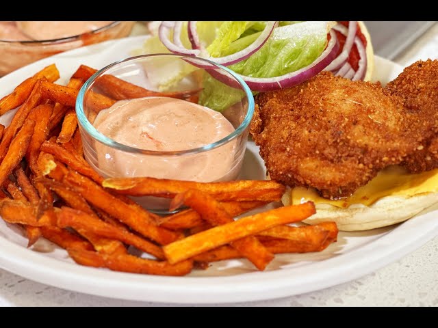Cooking with Chef Bryan: Chicken Thigh Sandwich with Fries & Sauce