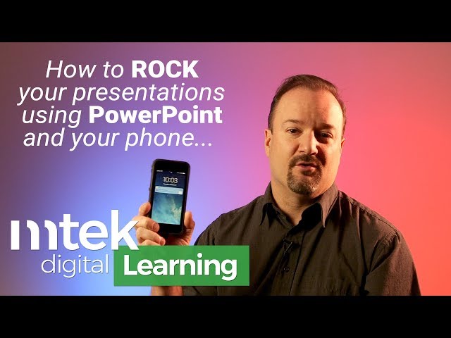 How to use your phone or tablet for PowerPoint presentations - Helpful items for your toolkit