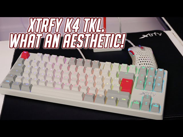 Xtrfy K4 TKL RGB Keyboard Review - the BEST RGB we've seen!
