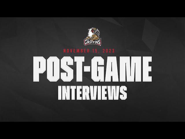 11-15-23 | Post-Game Interviews | Chicago Wolves