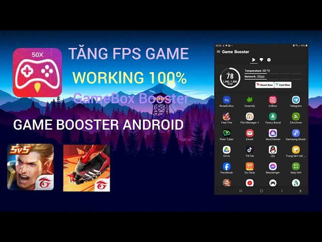 GameBox Booster Pro | 2024 Tăng FPS GAME Trợ Chơi Lag App Ngủ Động Tốc Fix, Game,Giảm | Androids