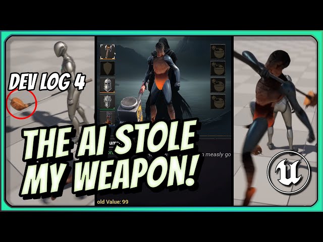 New AI System With Inventory and Stats | Solo DevLog 04 | Unreal Engine 5.2