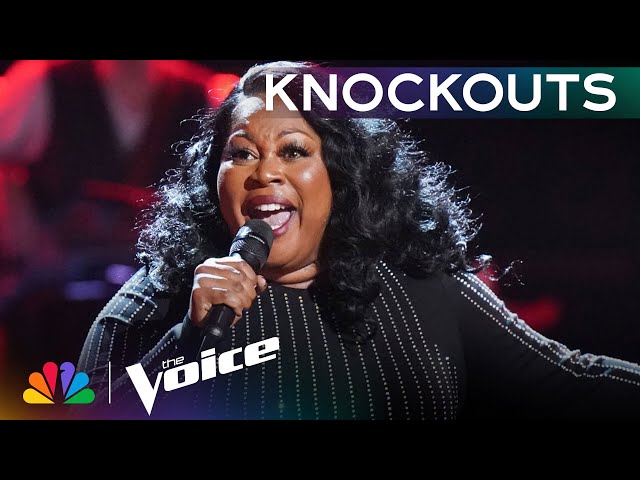 Ms. Monét Puts on a Show with "Best of My Love" by The Emotions | The Voice Knockouts | NBC