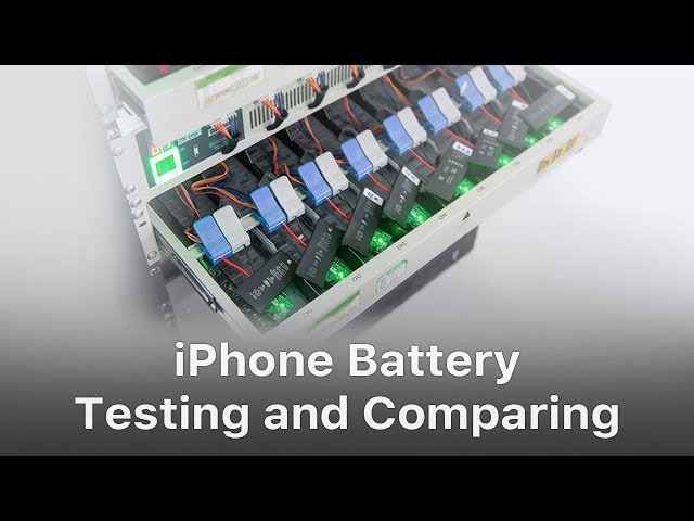 iPhone Battery Testing and Comparing
