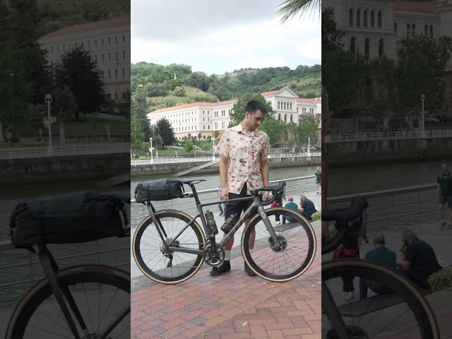 Taylor's ultra-light bikepacking SCOTT Addict