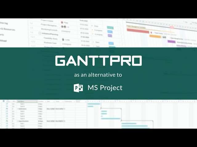 GanttPRO as a Microsoft Project Alternative