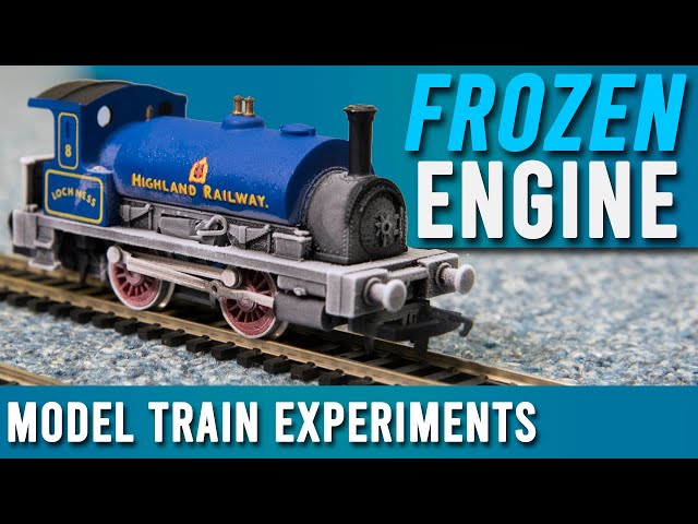 What Happens When You Freeze An Engine? | Model Train Experiments