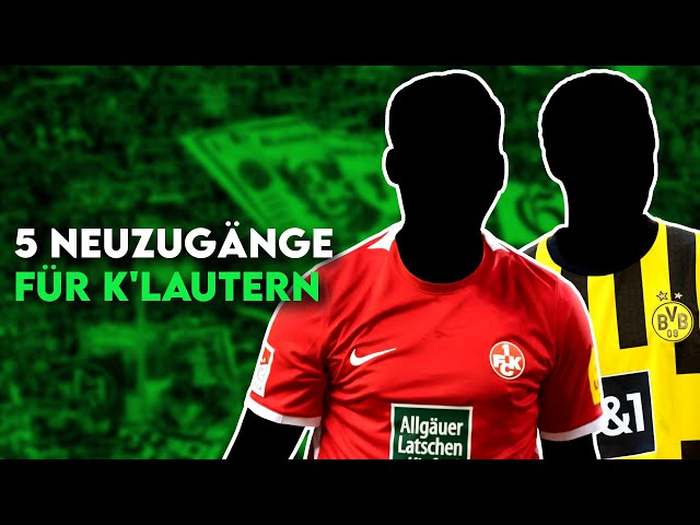 1. FC Kaiserslautern: 5 Transfers für den nächsten Schritt vom FCK in der 2. Liga!