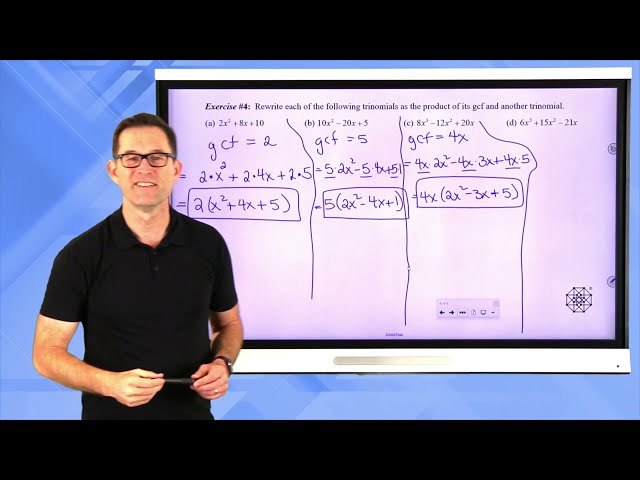 N-Gen Math Algebra II.Unit 7.Lesson 2.Factoring