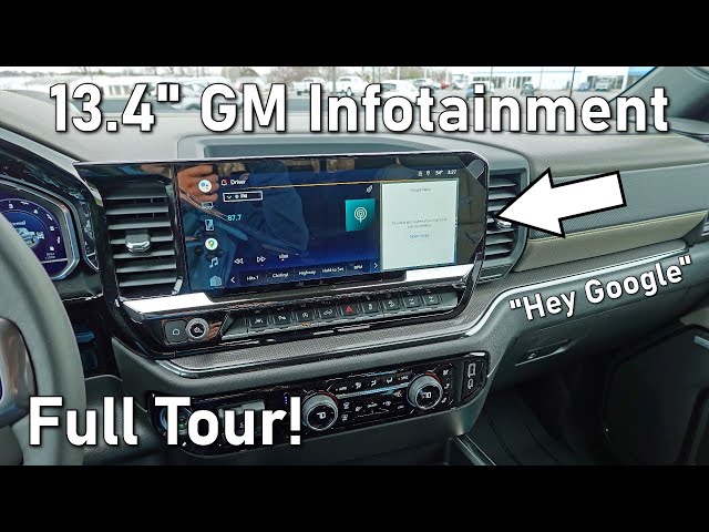 GM 13.4" Infotainment Screen Full Tour | Google Assistant Built In!