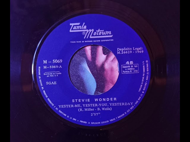 Stevie Wonder - Yester me, Yester you, Yesterday