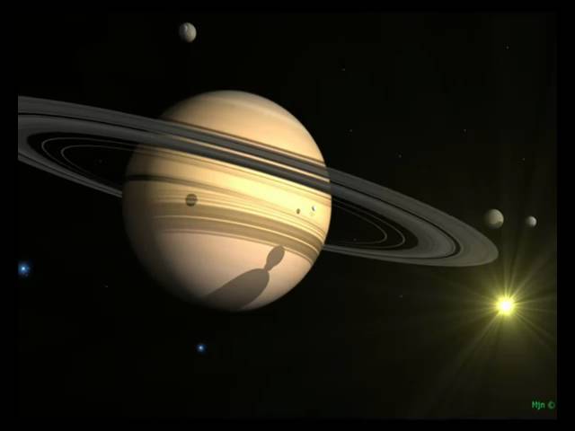 Voyage saturn IV via Jupiter (CINEMA 4D)