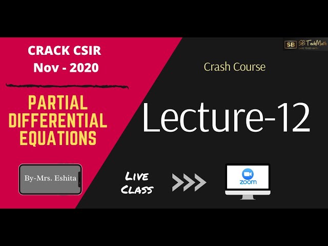 Lecture 12- Laplace Equation || CSIR-NET/GATE || By- Eshita Ma'am