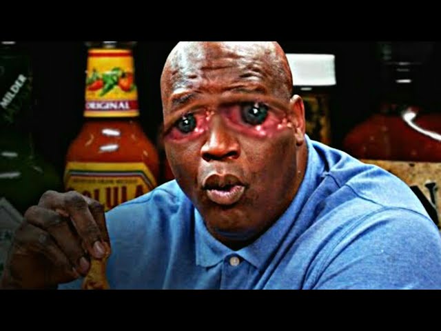 Hot Ones with Shaq but its Awkward