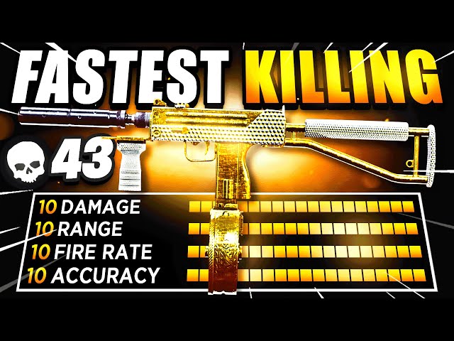 43 KILLS! BUFFED MAC-10 Class Is the FASTEST KILLING SMG! 😈 (Cold War Warzone)