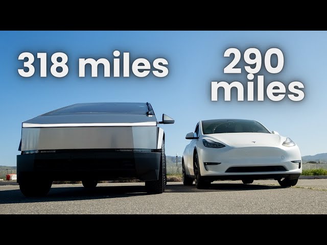 Tesla Cybertruck Took This Much Longer! (Roadtrip vs Model Y)
