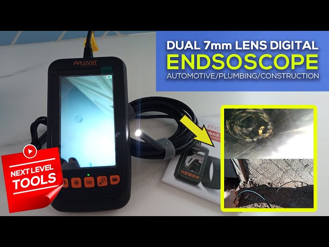APLENTA Endoscope Camera Review & Footage ** 7mm Inspection Dual Lens Borescope Camera **