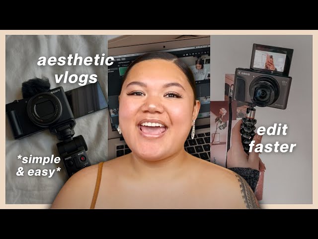 Editing Vlogs For Beginners | how to make an aesthetic vlog