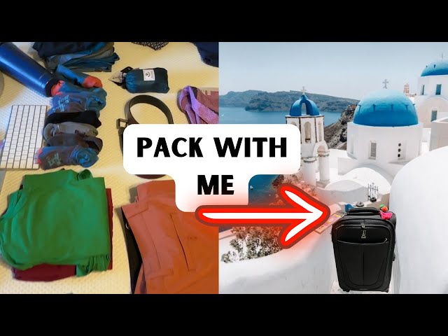 PACK WITH ME - 9 Night Mediterranean Cruise
