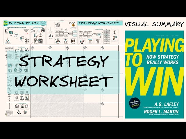 Playing to Win: Strategy Worksheet - Book on a Page