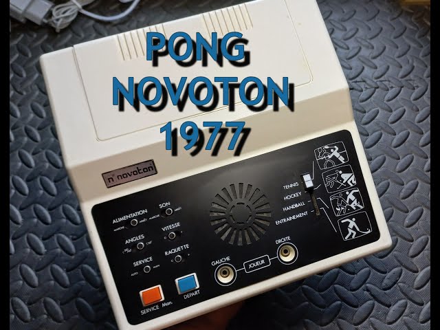 Console Pong NOVOTON TJ 141, Salut Les Rétros!