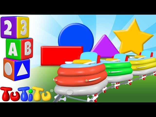 🟢🟦Fun Toddler Shapes Learning with TuTiTu Roller coaster toy 🔶🟨TuTiTu Preschool and songs🎵