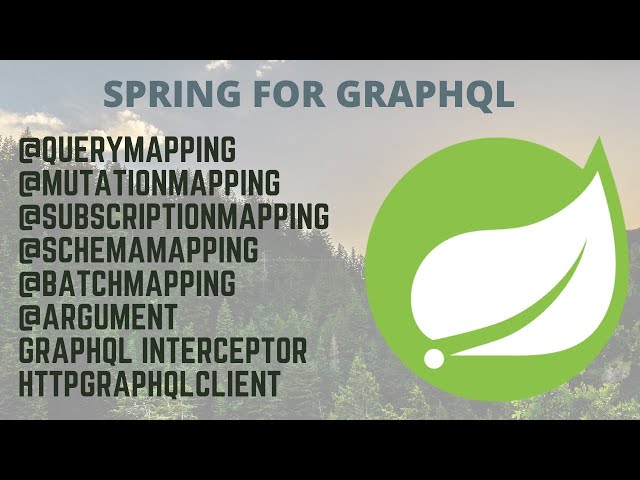 Getting Started In Spring For GraphQL With Spring Boot
