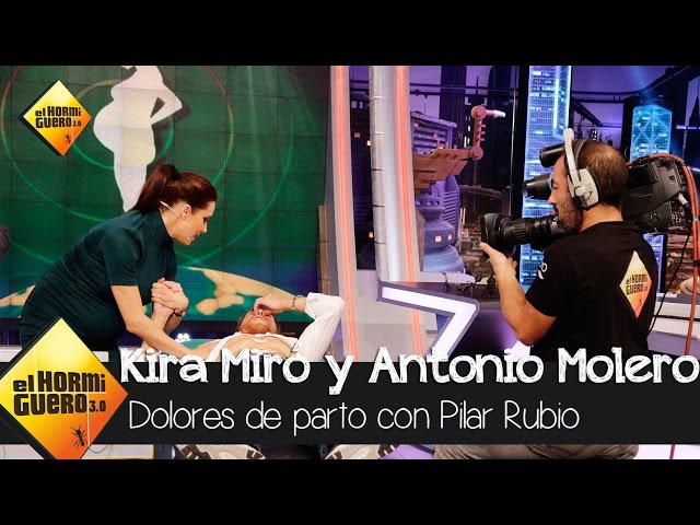 Pablo Motos y Antonio Molero sufren los dolores propios de un parto - El Hormiguero 3.0