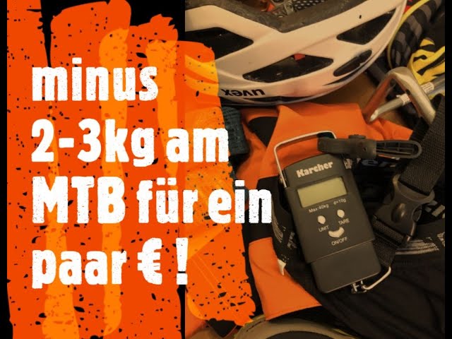MTB Kleidung Gewicht ! - tuning Potential fürs  MTB - Sommer vs Winter &  Dämpfereinstellung