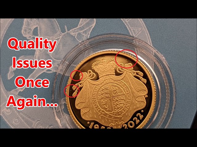 Let Down Again By The Royal Mint Quality control And It's Such a Shame Too - Platinum Jubilee Gold!!