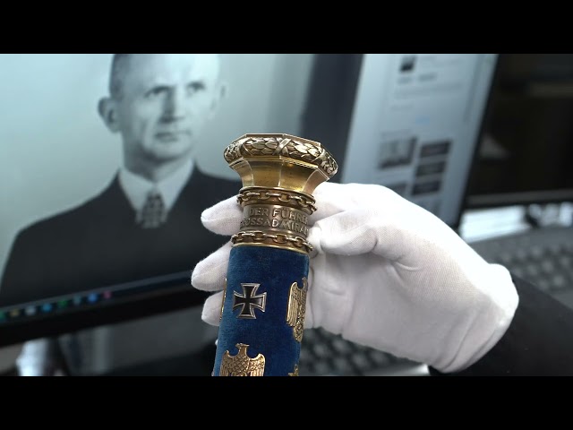 Truly Amazing Artifact - Baton Presented To Grand Admiral Karl Dönitz!