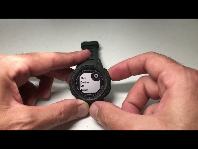 Garmin Instinct 2 | Set backlight to turn on when tilting wrist