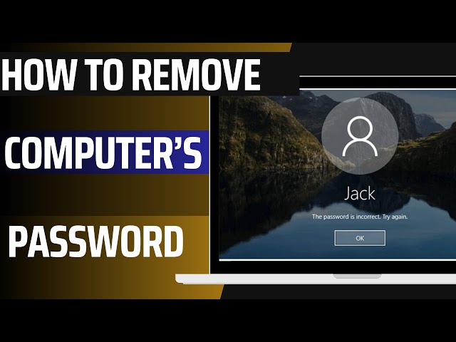 How to remove/Break computer's password