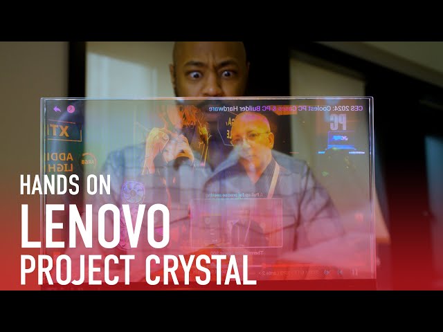 Hands On: Lenovo's Wild See-Through Concept Laptop, 'Project Crystal'