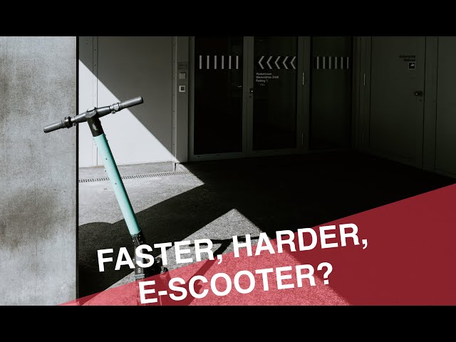 Digitaler Salon: Faster, harder, E Scooter?
